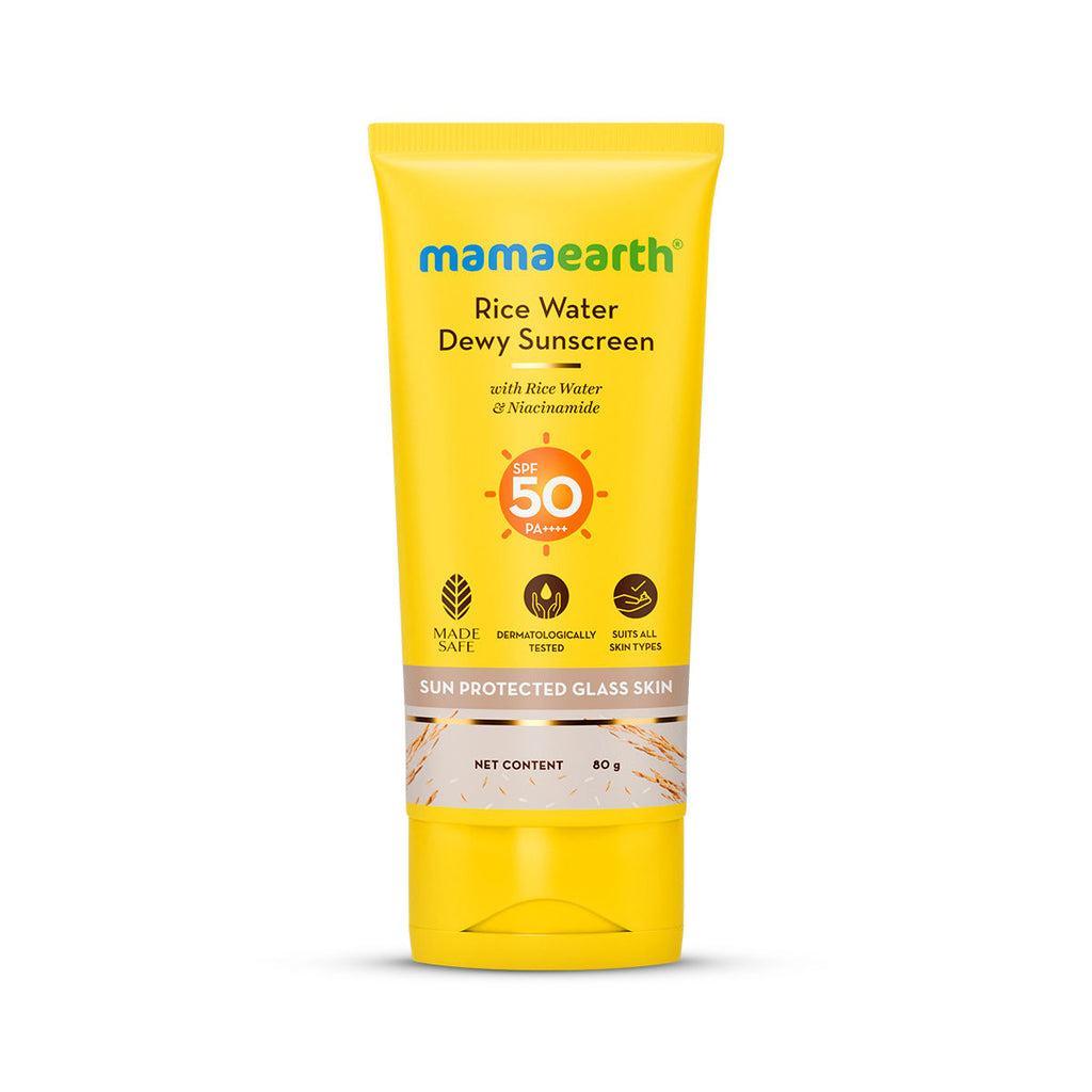 Rice Water Dewy Sunscreen SPF 50 for Tan Protection