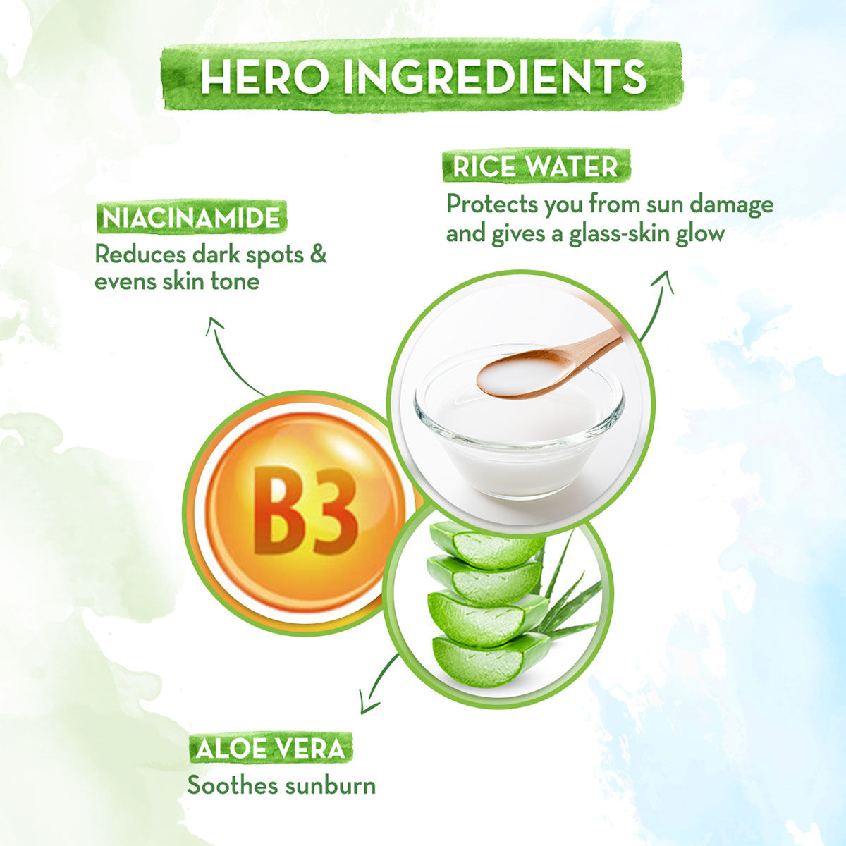 Rice Water Dewy Sunscreen SPF 50 for Tan Protection