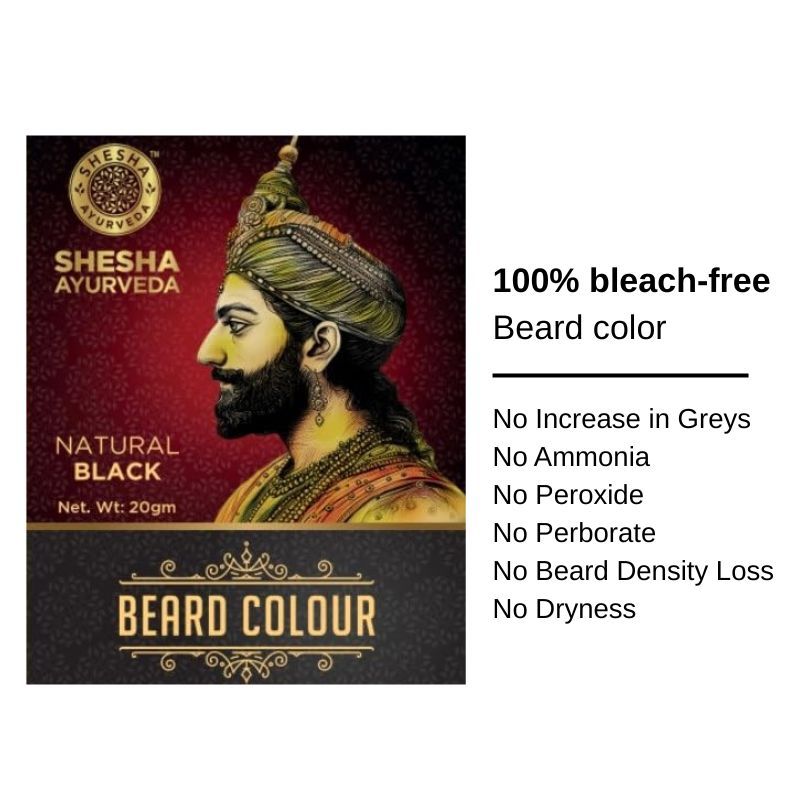 Beard Color For Men - Natural Black