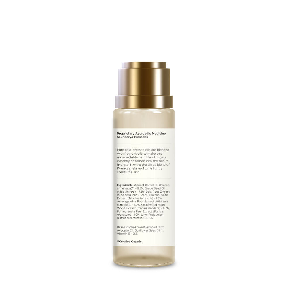 After Bath Oil Iced Pomegranate & Kerala Lime Ayurvedic Shower Oil