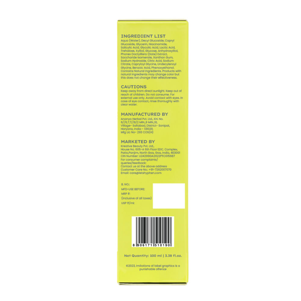 Oil Control Daily Exfoliating Cleanser 2% AHA + BHA Salicylic Acid Face Wash For Oily Skin & Acne
