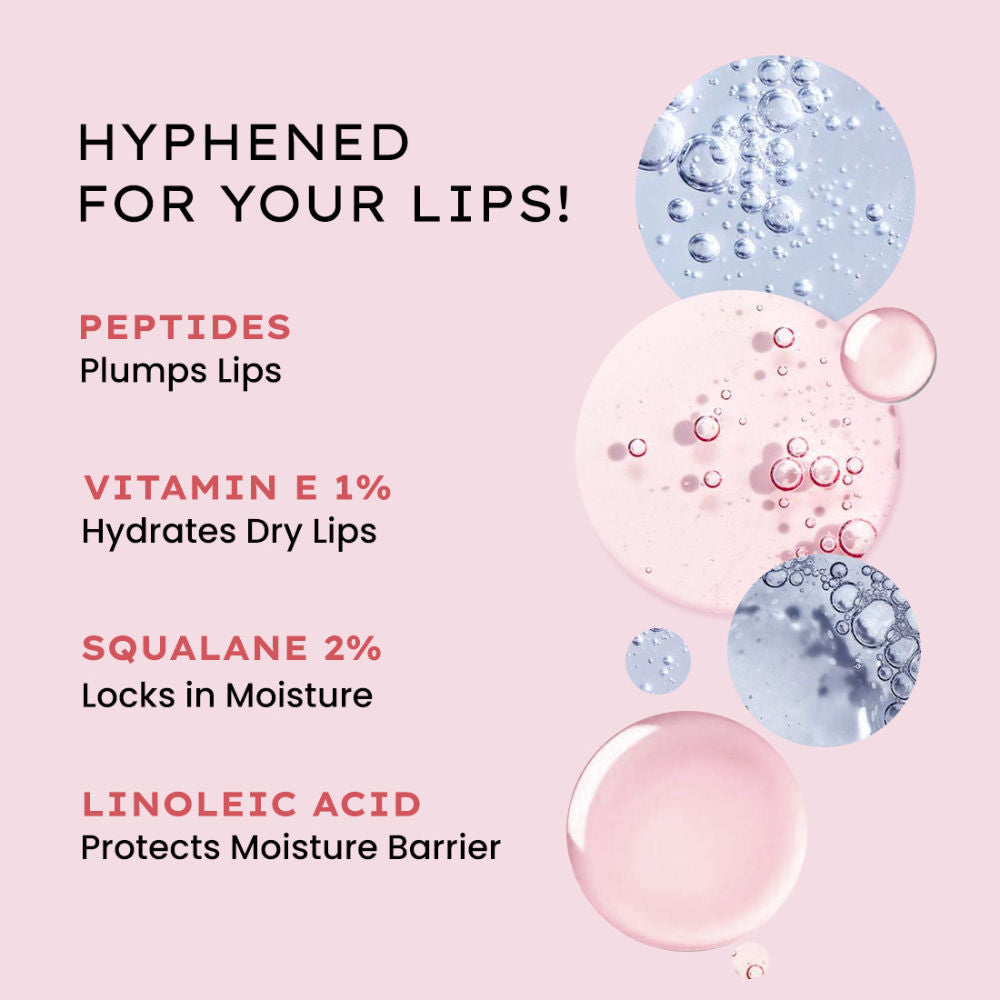 Tinted Lip Balm - Hazel, 1% Vit E, 2% Squalane & Peptides, Brightens, Moisturizes Dry Lips