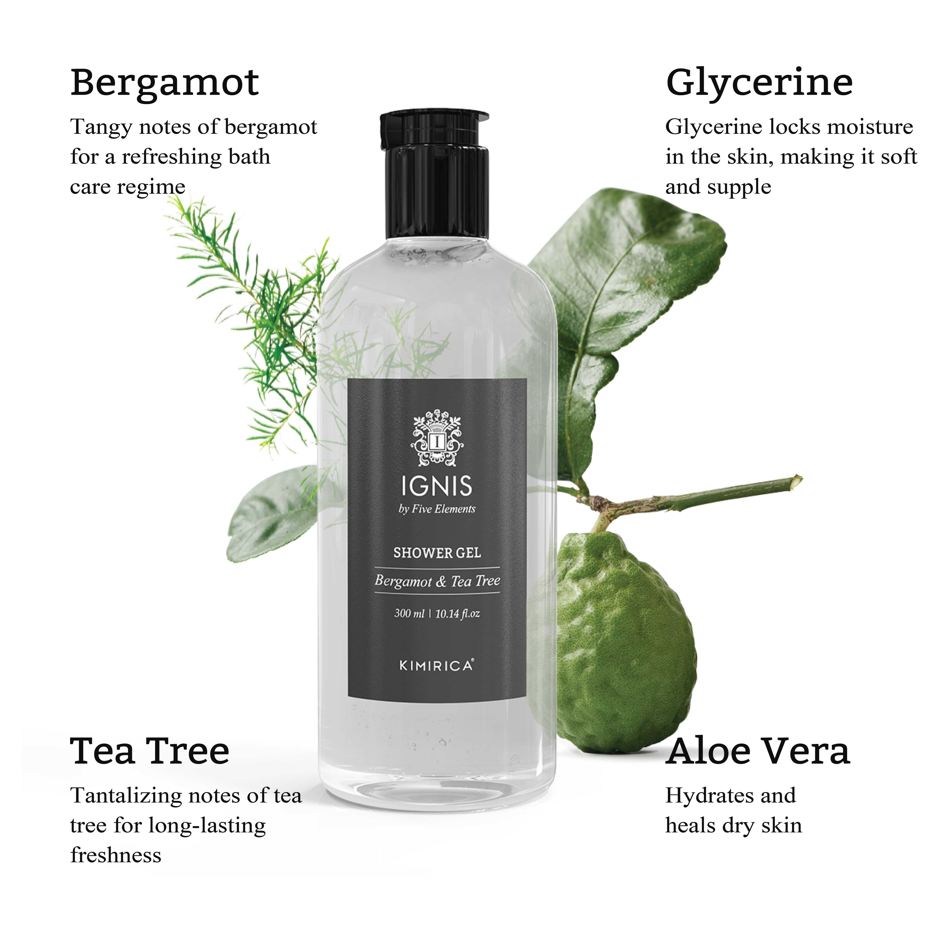 Ignis Bergamot & Tea Tree Shower Gel