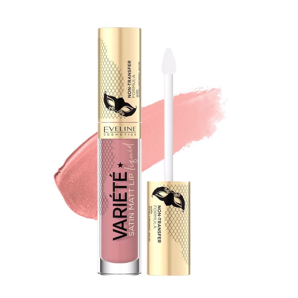 Variete Satin Matt Lip Liquid Lipstick - 02 Raspberry Cream