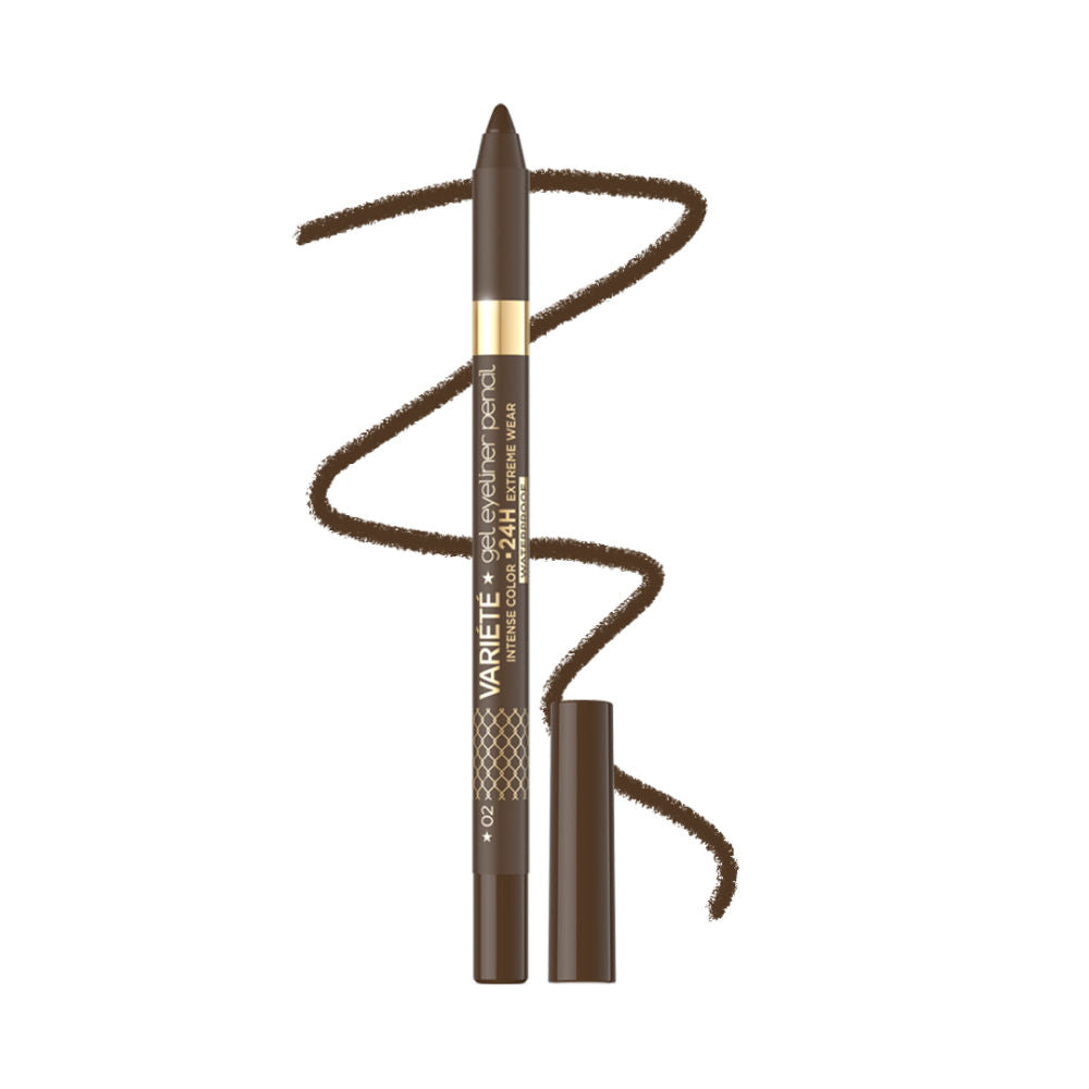 Variete Gel Eyeliner Pencil - 02 Brown