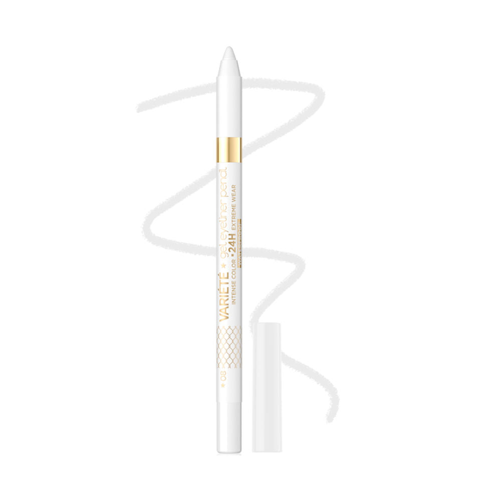 Variete Gel Eyeliner Pencil - 08 White