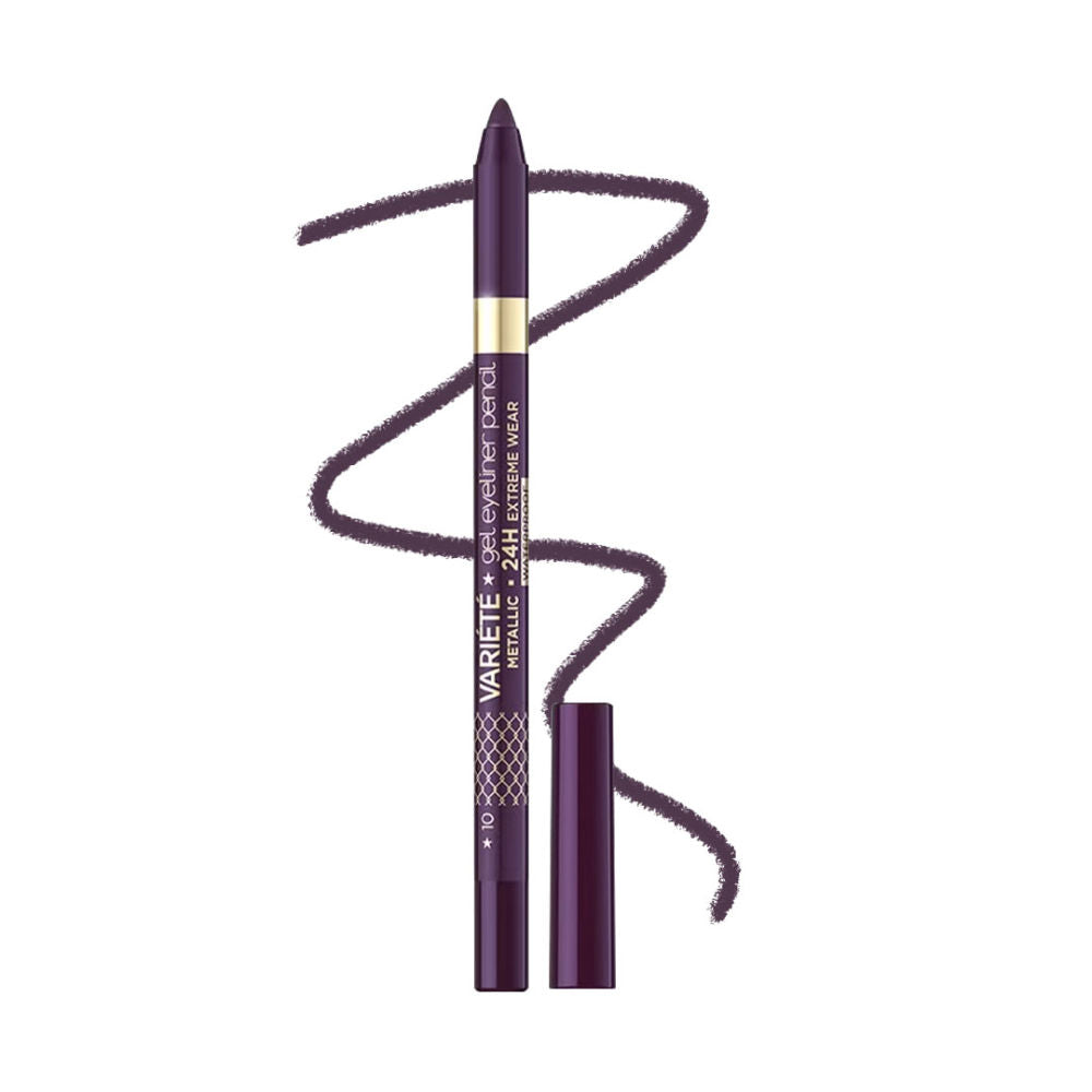 Variete Gel Eyeliner Pencil - 10 Aubergine