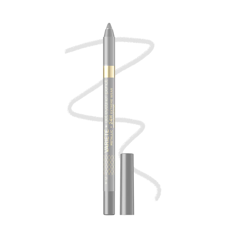 Variete Gel Eyeliner Pencil - 12 Silver