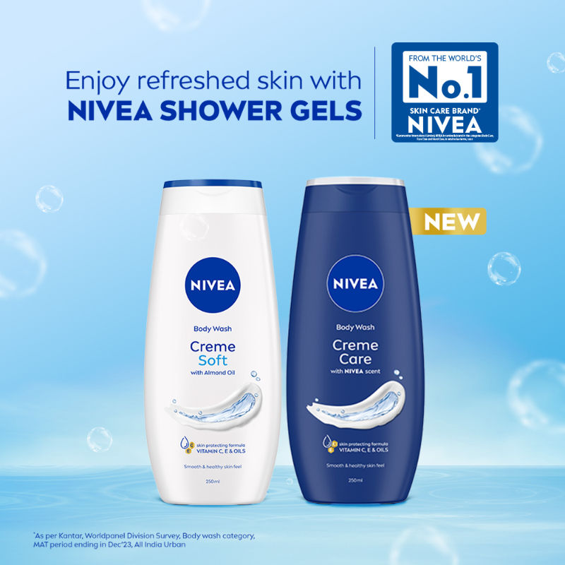 Body Wash- Creme Soft Naturally Clean & Healthy Skin Natural Almond Oil