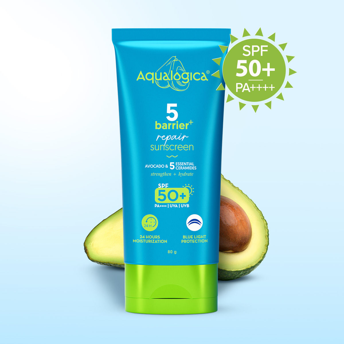 5 Barrier+ Repair Sunscreen With Avocado & 5 Essential Ceramides SPF 50 PA++++ UVA/B