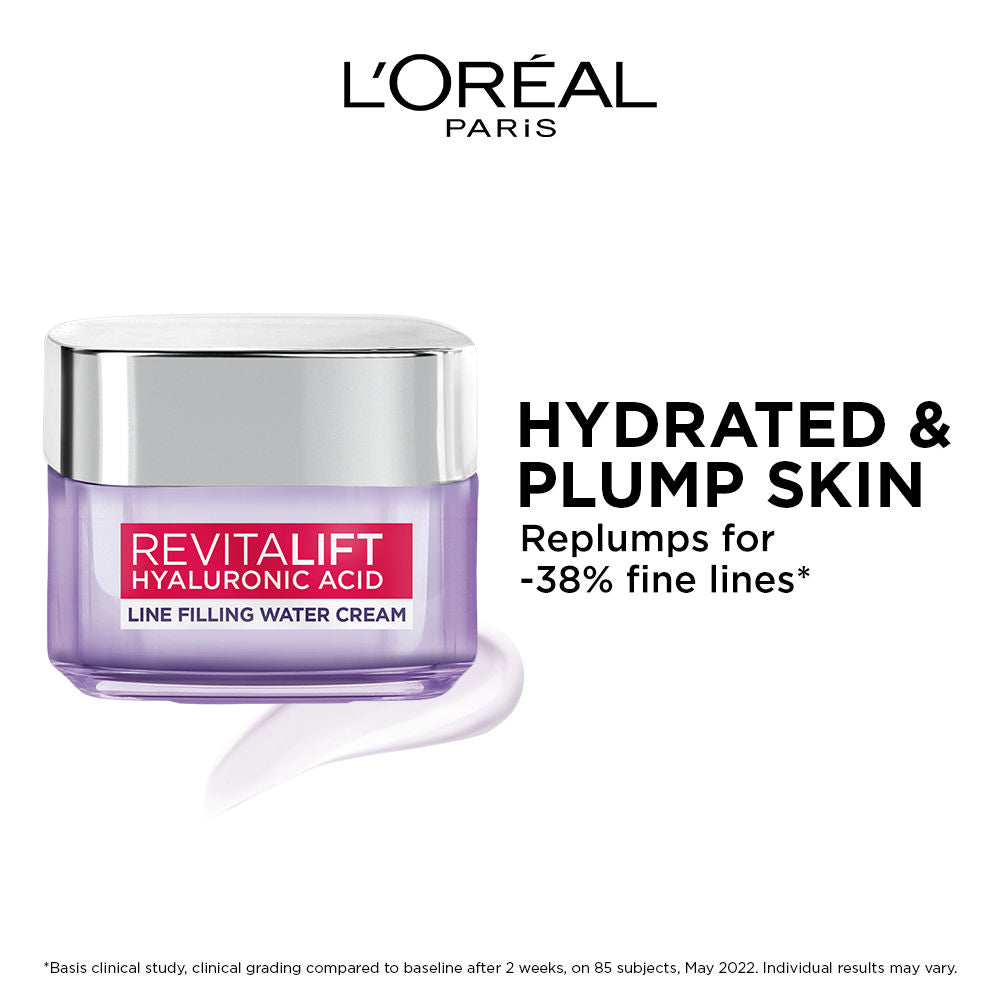 Hyaluronic Acid Line Filling Water Cream with Ceramides for Hydration & Barrier Repair