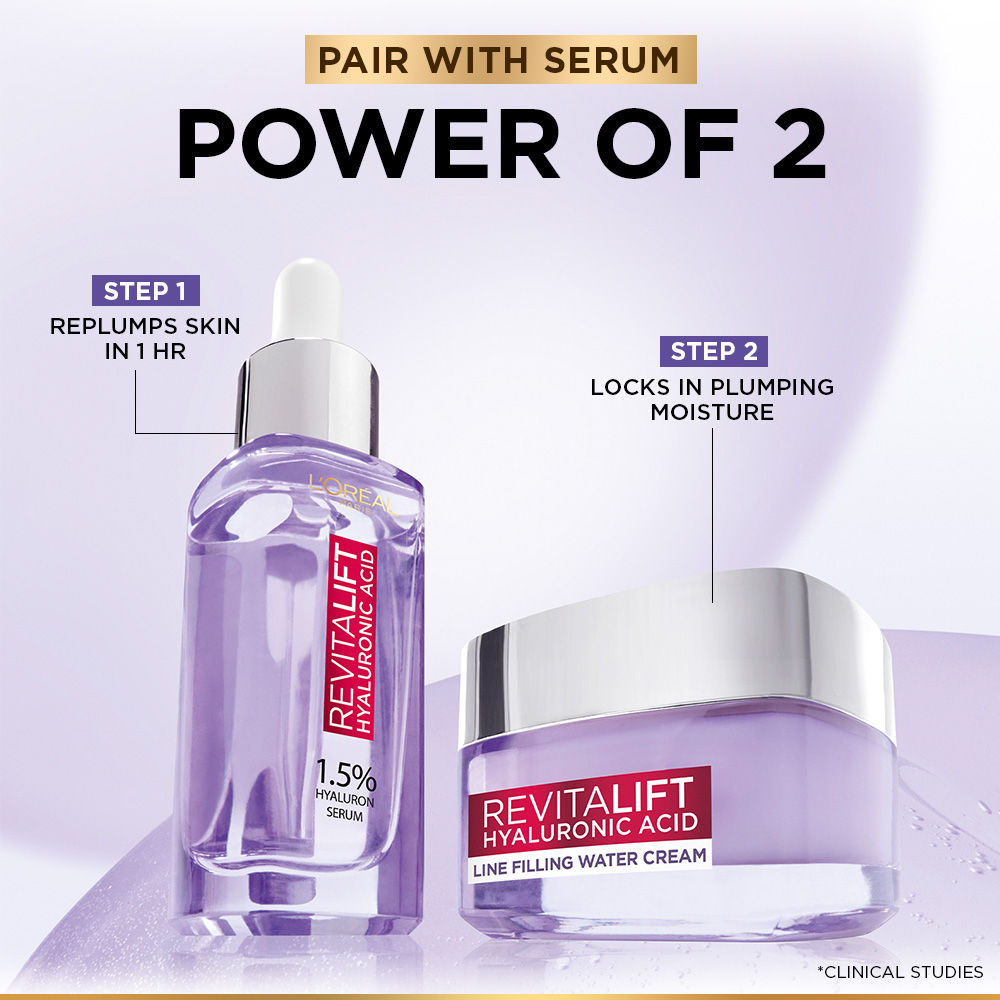 Hyaluronic Acid Line Filling Water Cream with Ceramides for Hydration & Barrier Repair