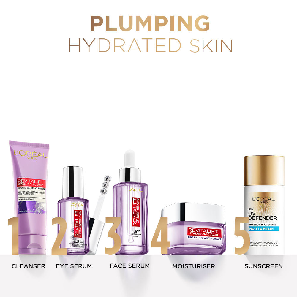Hyaluronic Acid Line Filling Water Cream with Ceramides for Hydration & Barrier Repair