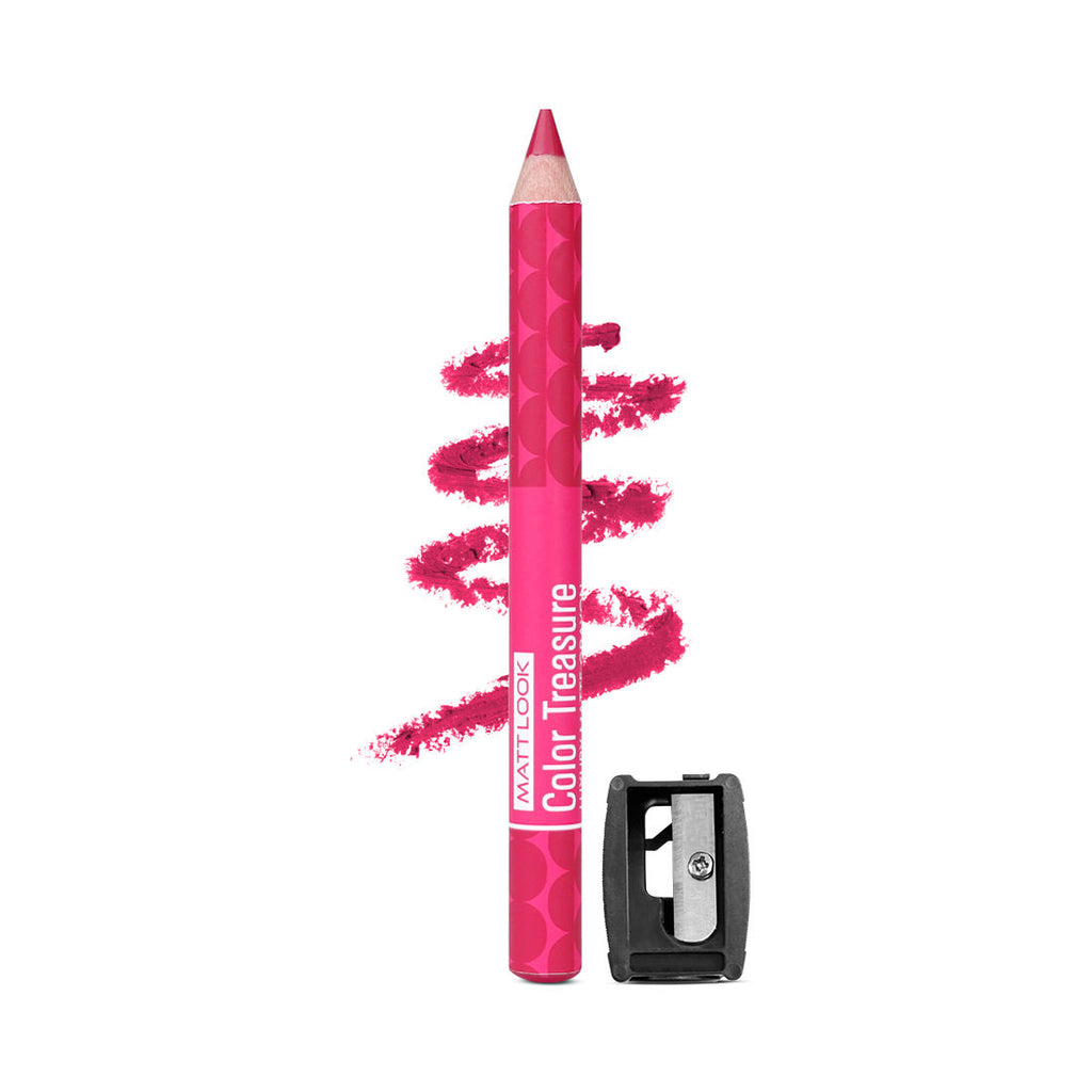 Color Treasure Luxury Matte Lip Pencil Crayon - 08 Magenta Flash