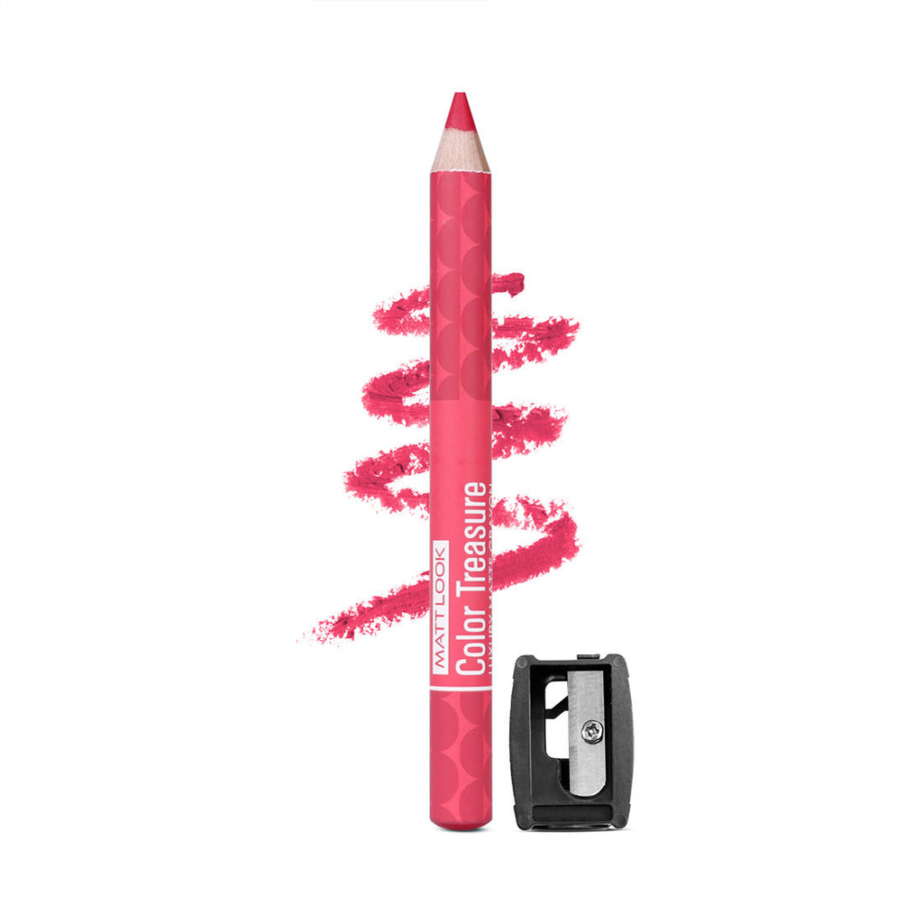 Color Treasure Luxury Matte Lip Pencil Crayon - 09 Fuchsia Fever