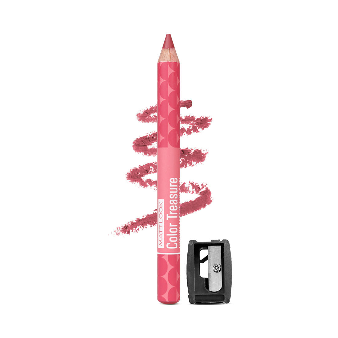 Color Treasure Luxury Matte Lip Pencil Crayon - 12 Charming Pink