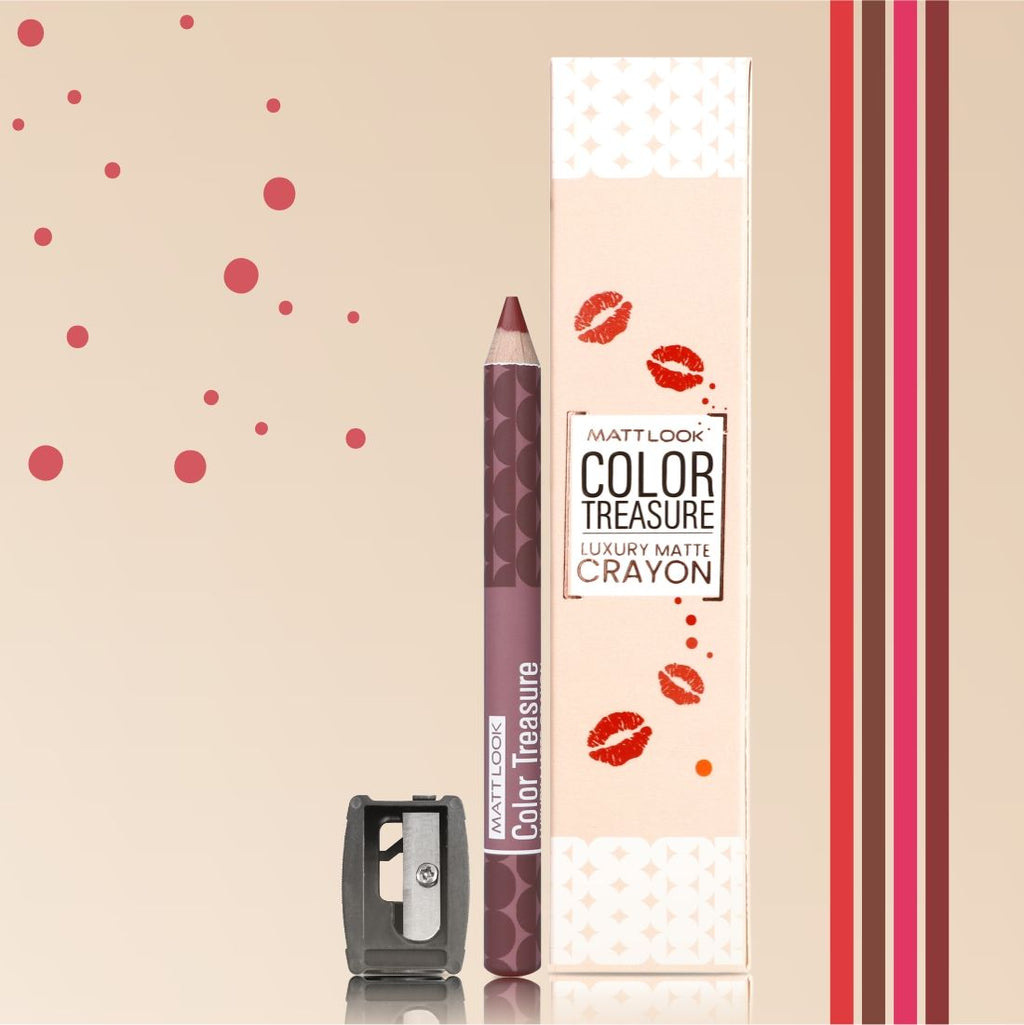 Color Treasure Luxury Matte Lip Pencil Crayon