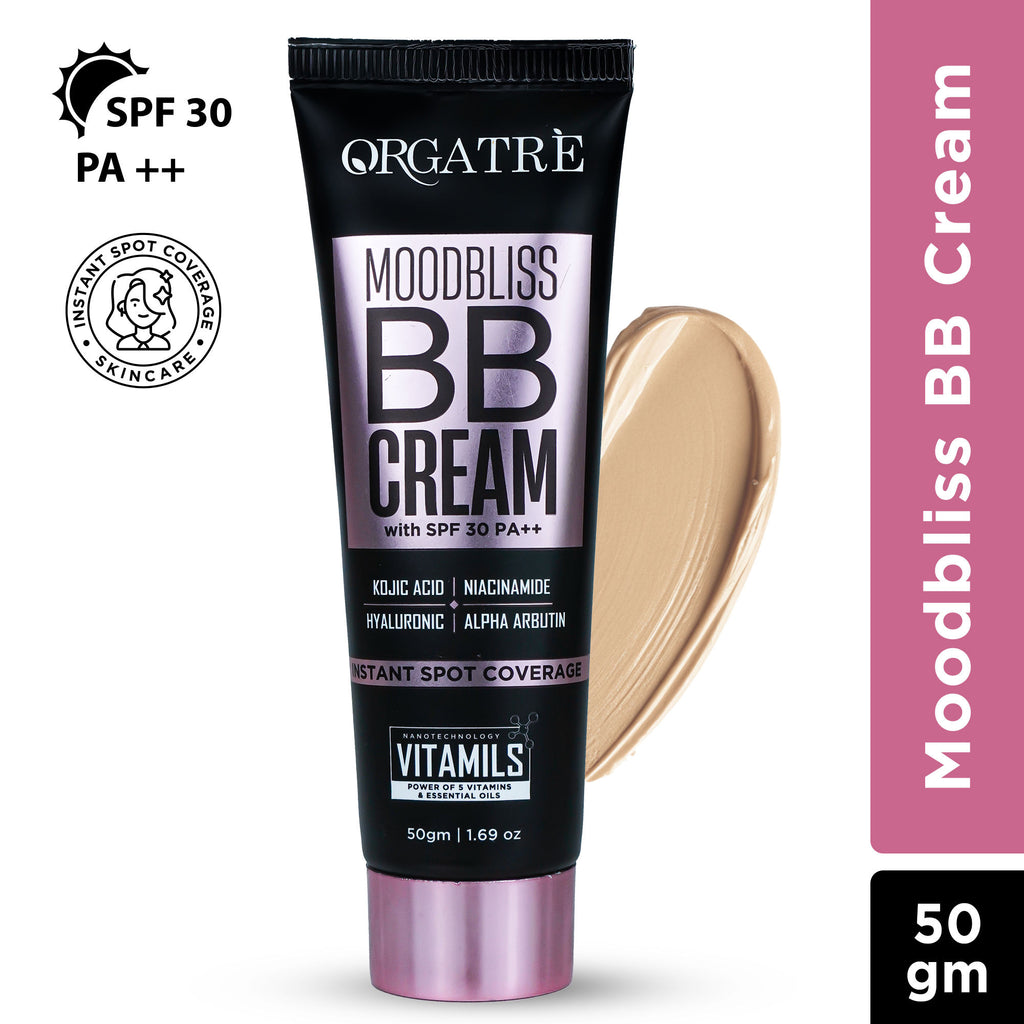 Moodbliss BB Cream Instant Spot Coverage Light Makeup Glow With SPF 30 PA++