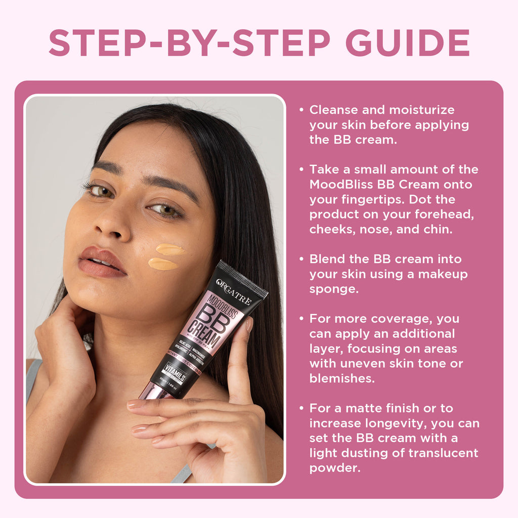 Moodbliss BB Cream Instant Spot Coverage Light Makeup Glow With SPF 30 PA++
