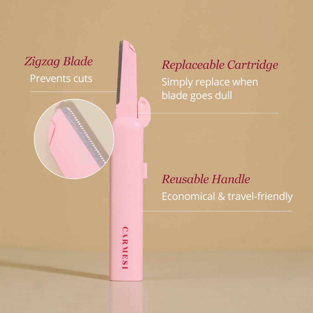 Face Razor Reset - 1 Razor & 3 Cartridges - Instant & Painless Hair Removal