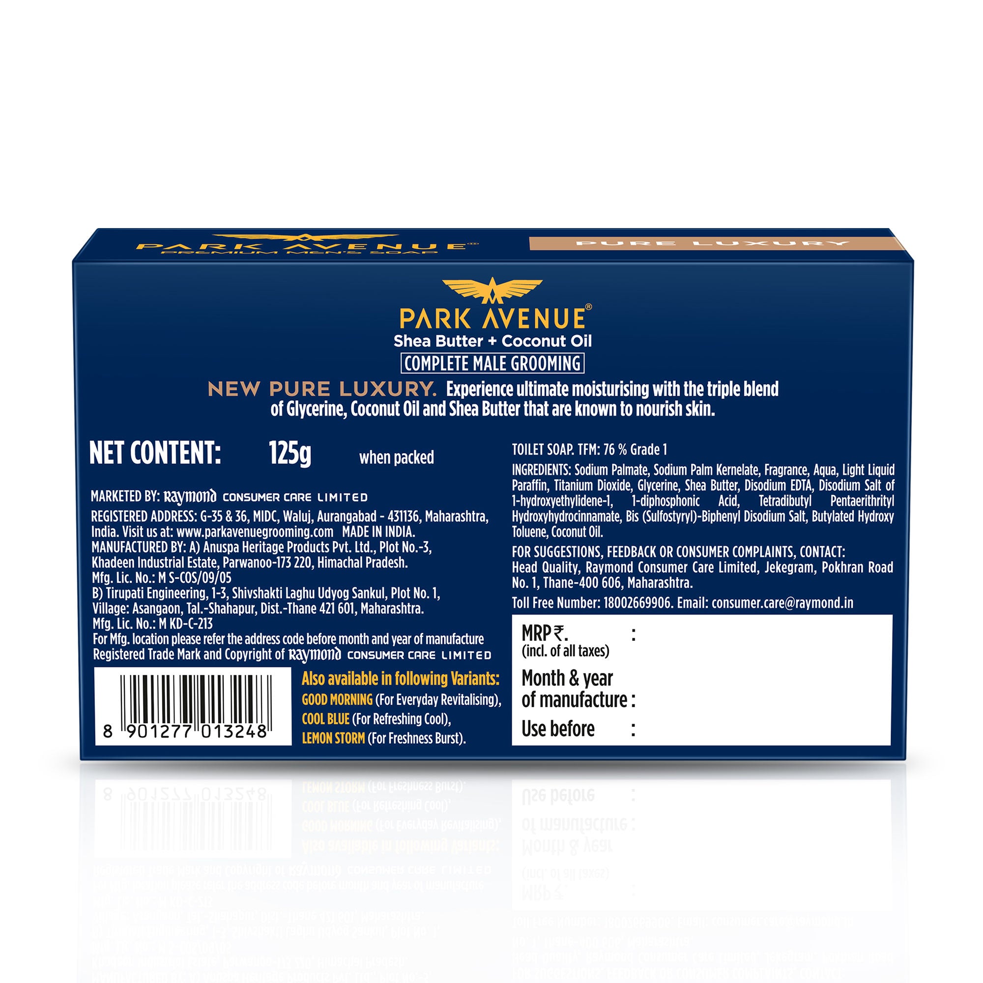 Premium Men's Soap Pure Luxury Shea Butter + Coconut Oil (Buy3 Get1 Free)
