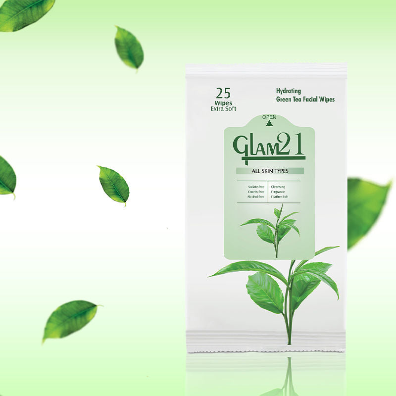 Makeup Removal Green Tea Hydrating Facial Wipes