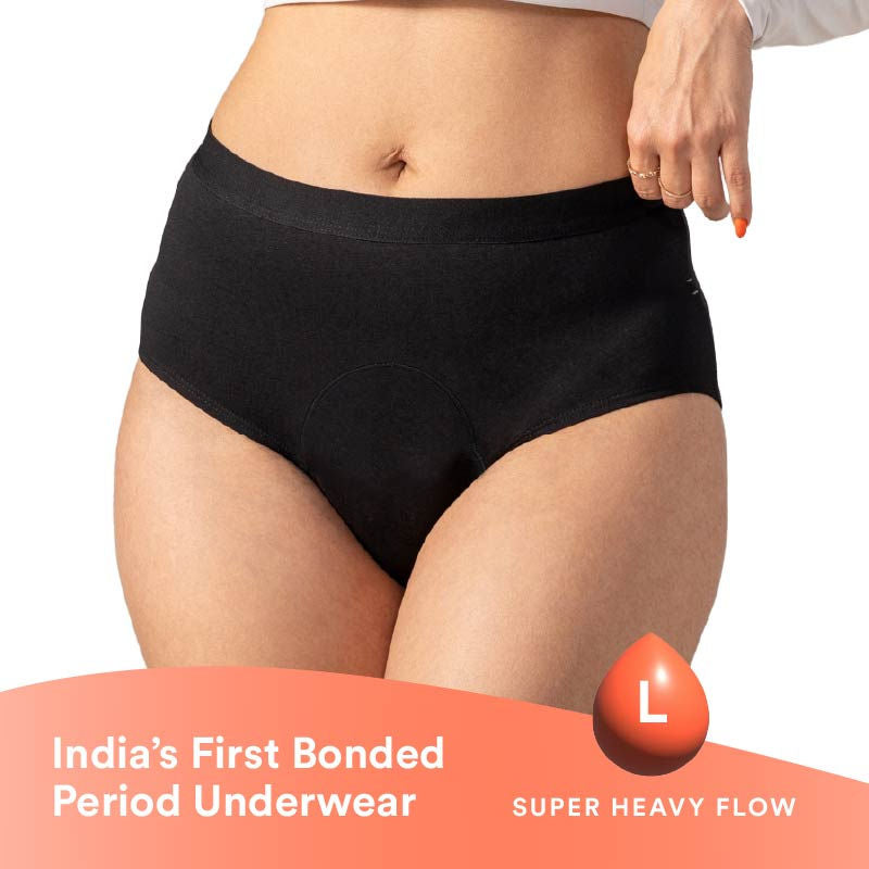 Ohh So Soft Modal Super Heavy Flow Period Panties Reusable - L