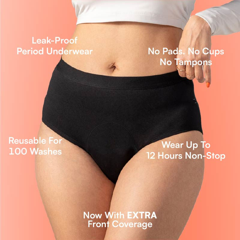 Ohh So Soft Modal Super Heavy Flow Period Panties Reusable - L