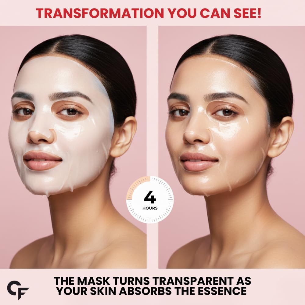 Bio Collagen Mask, Overnight Hydration & Firming, Korean Glass Skin