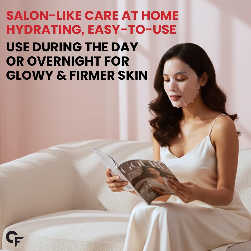 Bio Collagen Mask, Overnight Hydration & Firming, Korean Glass Skin