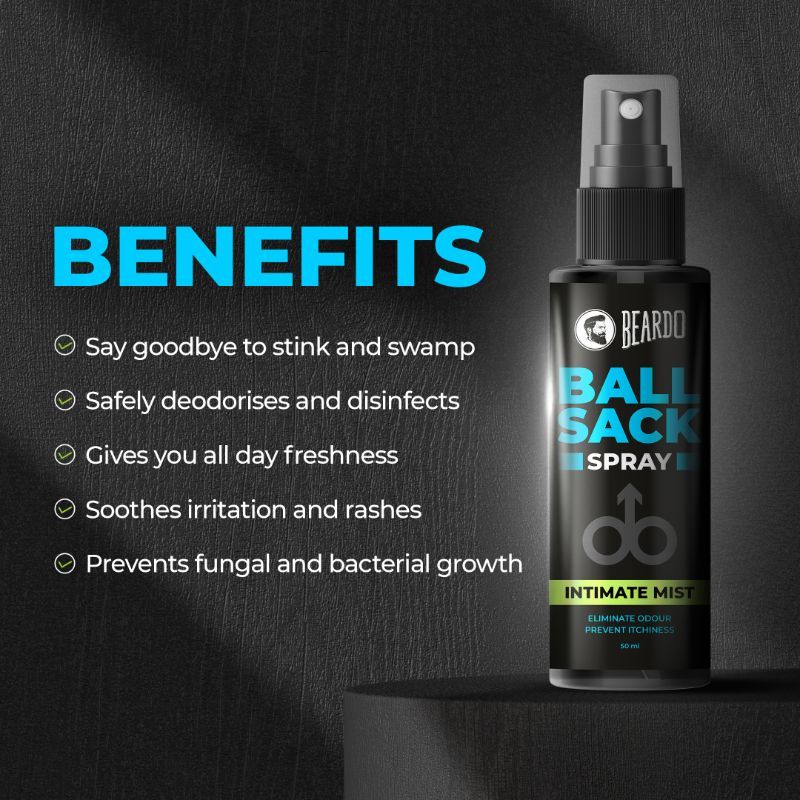 Ball Sack Spray Intimate Perfume Spray for Men Prevents Odour, irritation in private part