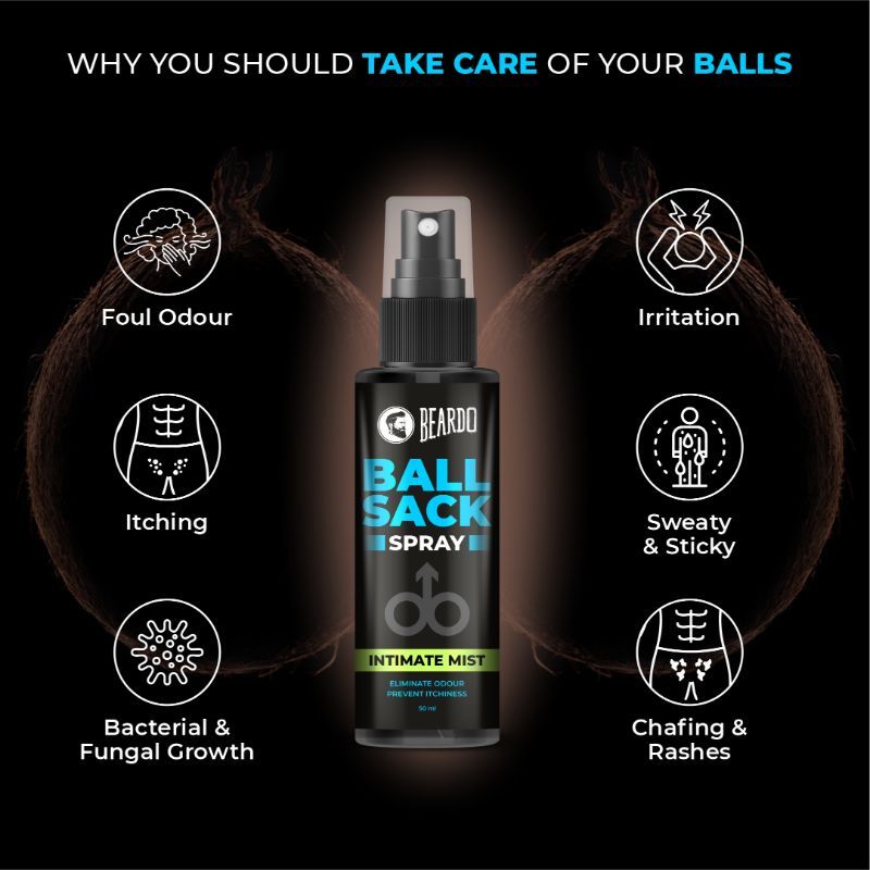 Ball Sack Spray Intimate Perfume Spray for Men Prevents Odour, irritation in private part