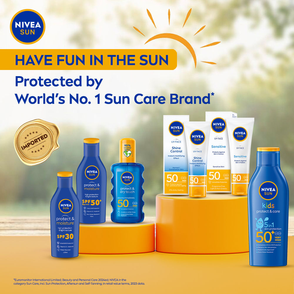 Sun Shine Control SPF 50 Sunscreen Ultra Matte, No White Cast, Instant UV Protection