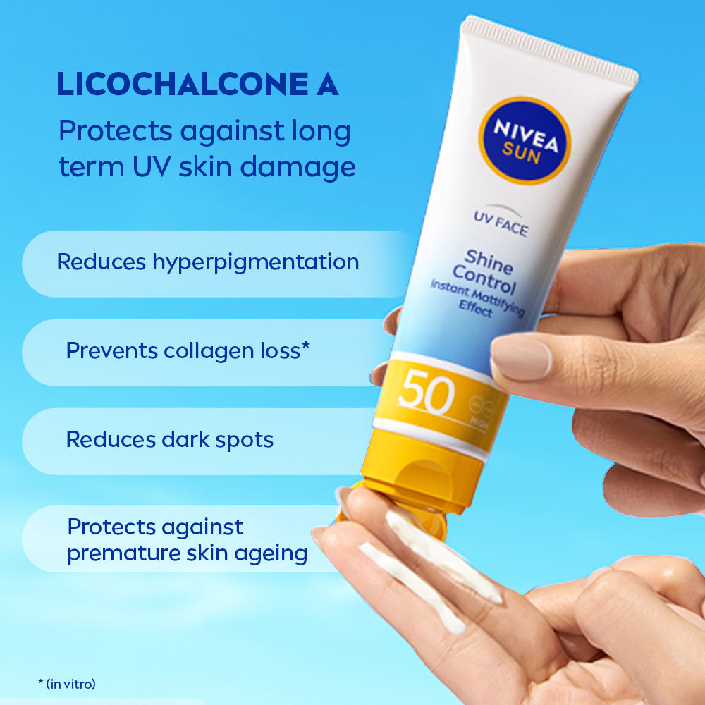 Sun Shine Control SPF 50 Sunscreen Ultra Matte, No White Cast, Instant UV Protection
