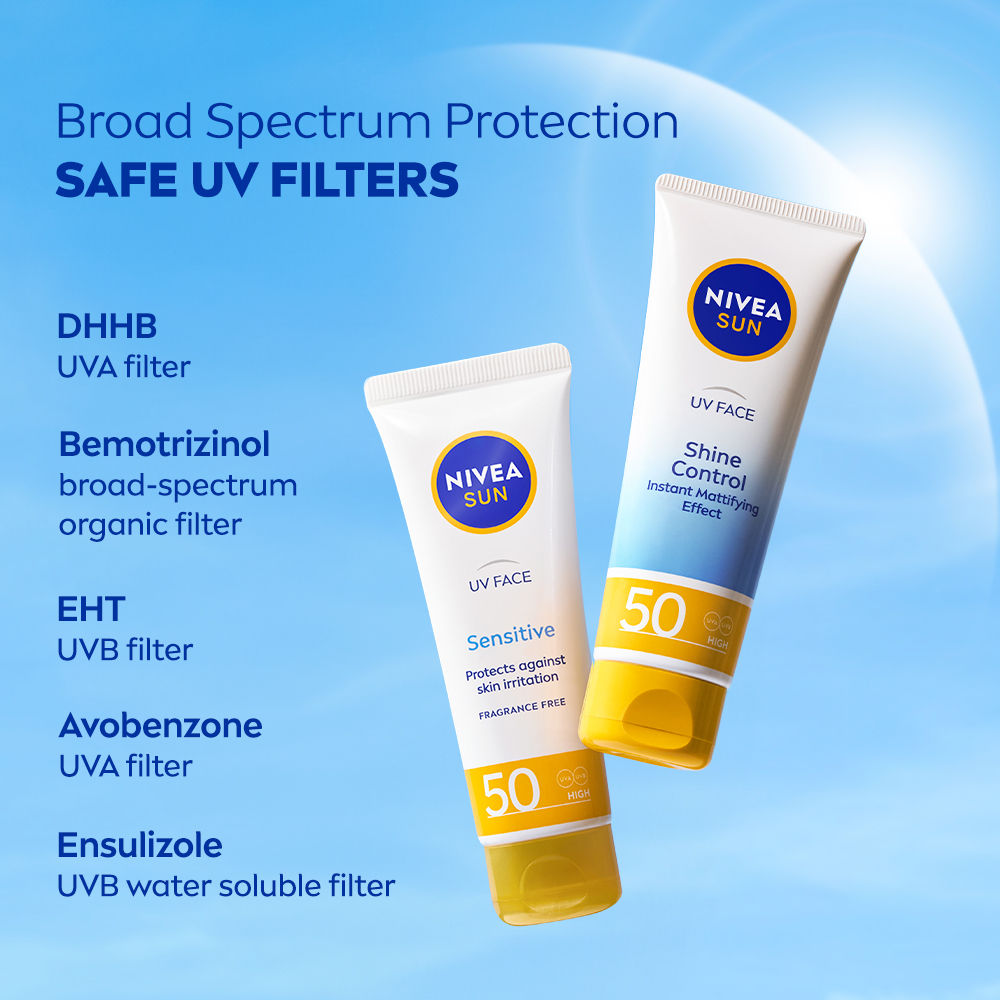 Sun Shine Control SPF 50 Sunscreen Ultra Matte, No White Cast, Instant UV Protection