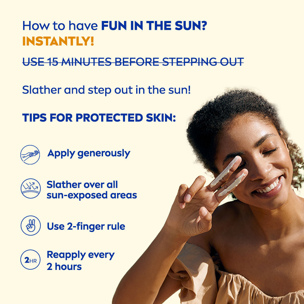 Sun Shine Control SPF 50 Sunscreen Ultra Matte, No White Cast, Instant UV Protection