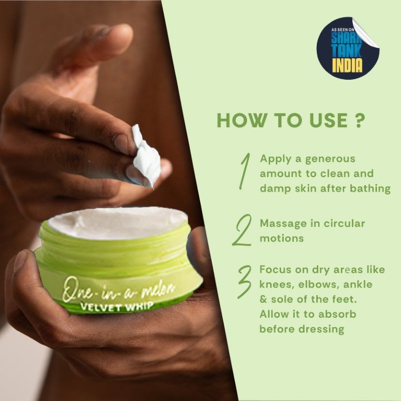 Organic Moisturizing Melon Body Butter For Dry Skin with Ceramides|Body Butter for Women&Men