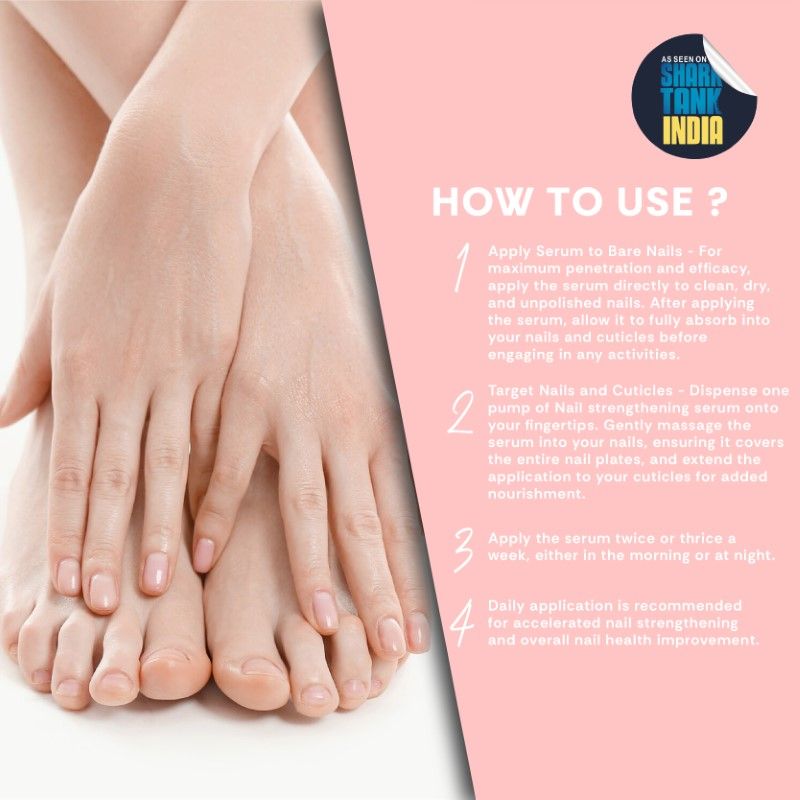 Organic Nail Armstrong Serum with Keratin repairs Cuticle & Stimulate Nail Growth for Women