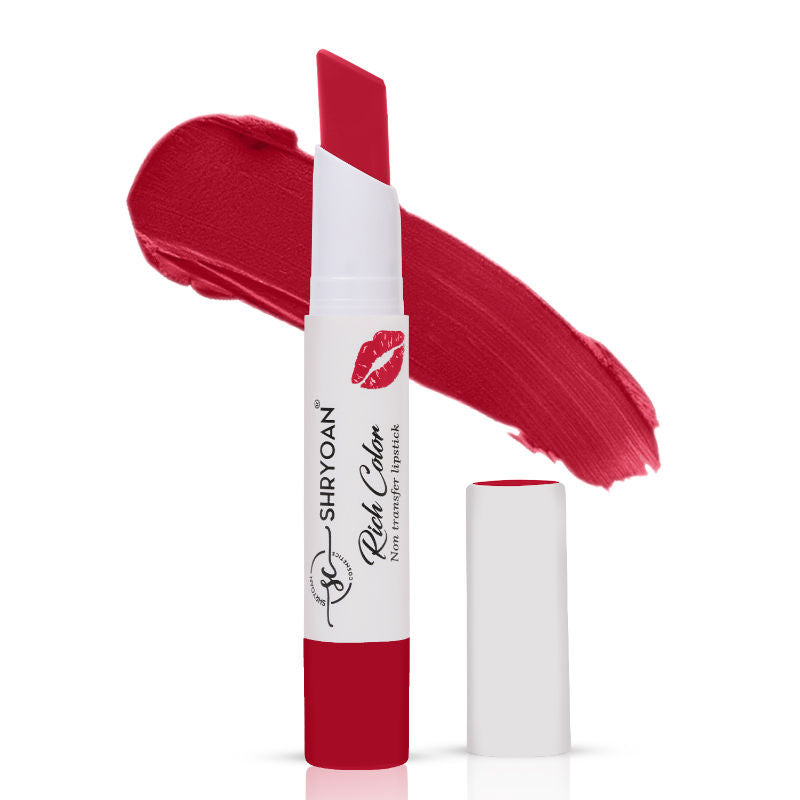 Rich Color Non-Transfer Long Stay Creamy Lipstick - Grape Fruit 15 - Red Velvet - 13