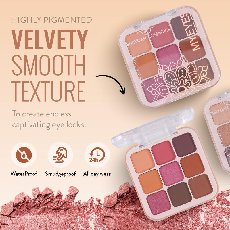 Long Lasting My Eyes Up Matte & Shimmer Eyeshadow Palette