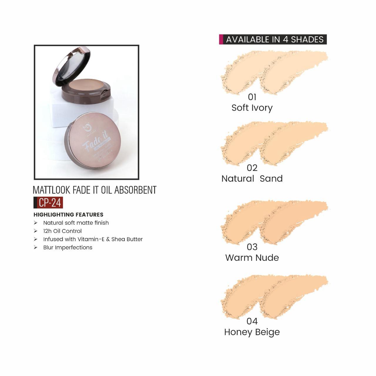 Fade If Oil Absorbent Compact