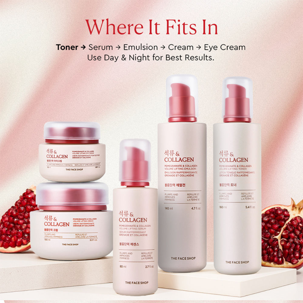 Collagen & Pomegranate Korean Toner with Hyaluronic Acid - Best in Anti Aging