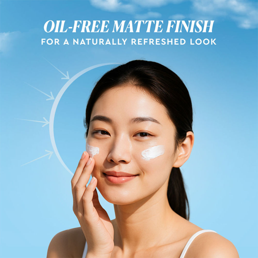 Korean Hydrating, Oil Free Sunscreen SPF 50+ PA++++ for Matte Finish