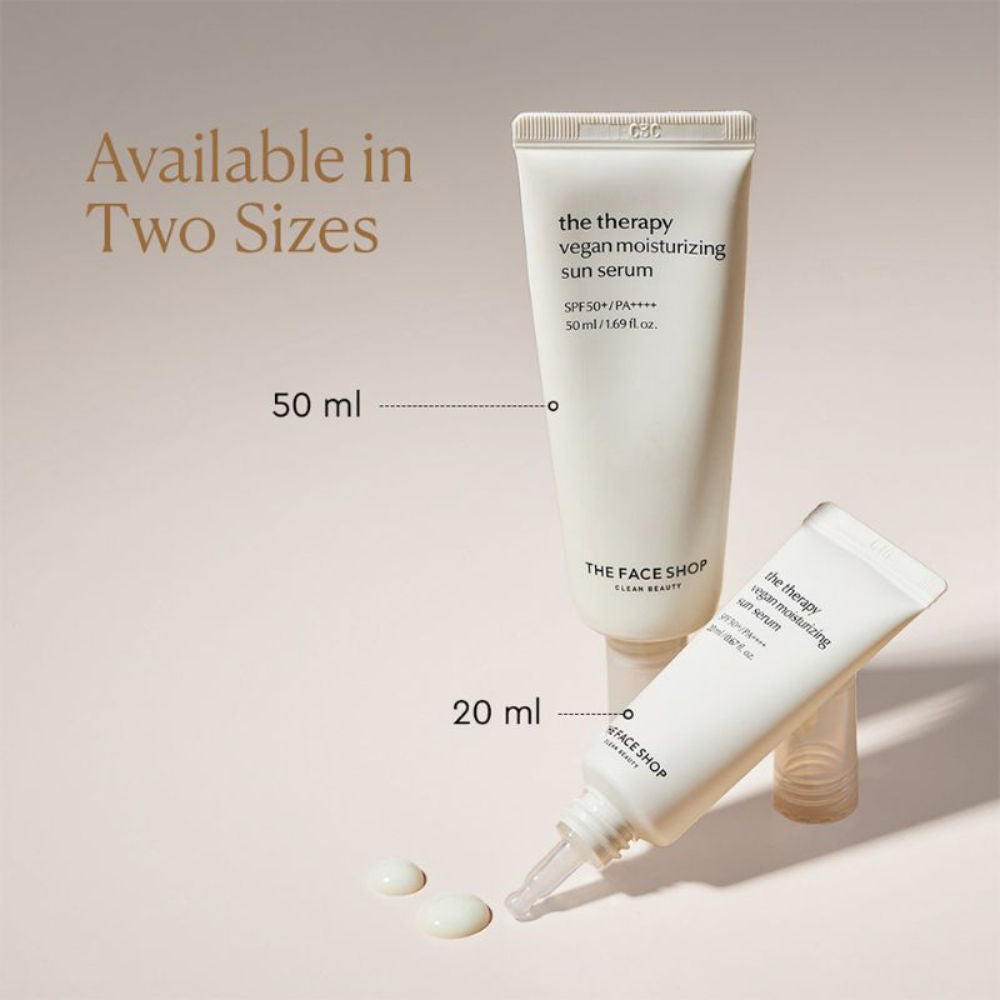 Vegan Korean Sunscreen Serum SPF 50+ PA++++ with Niacinamide
