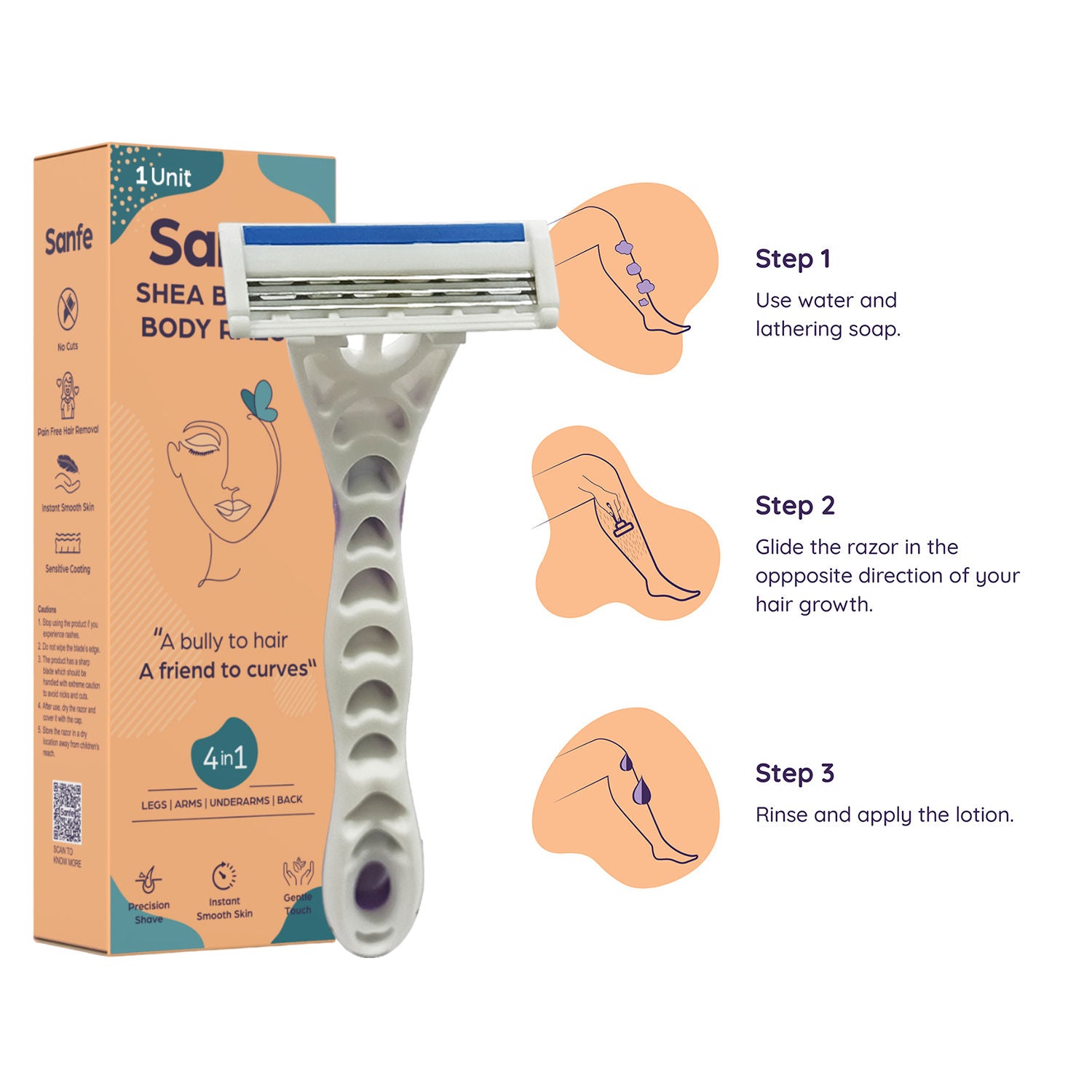 Shea Butter Body Razor For Women