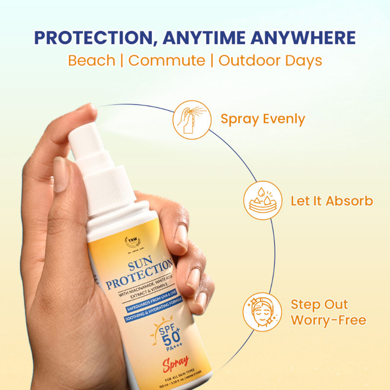Sun Protection Sunscreen SPF 50+ PA+++ Spray With UVA UVB