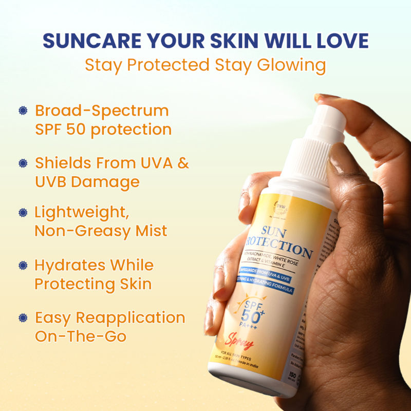Sun Protection Sunscreen SPF 50+ PA+++ Spray With UVA UVB