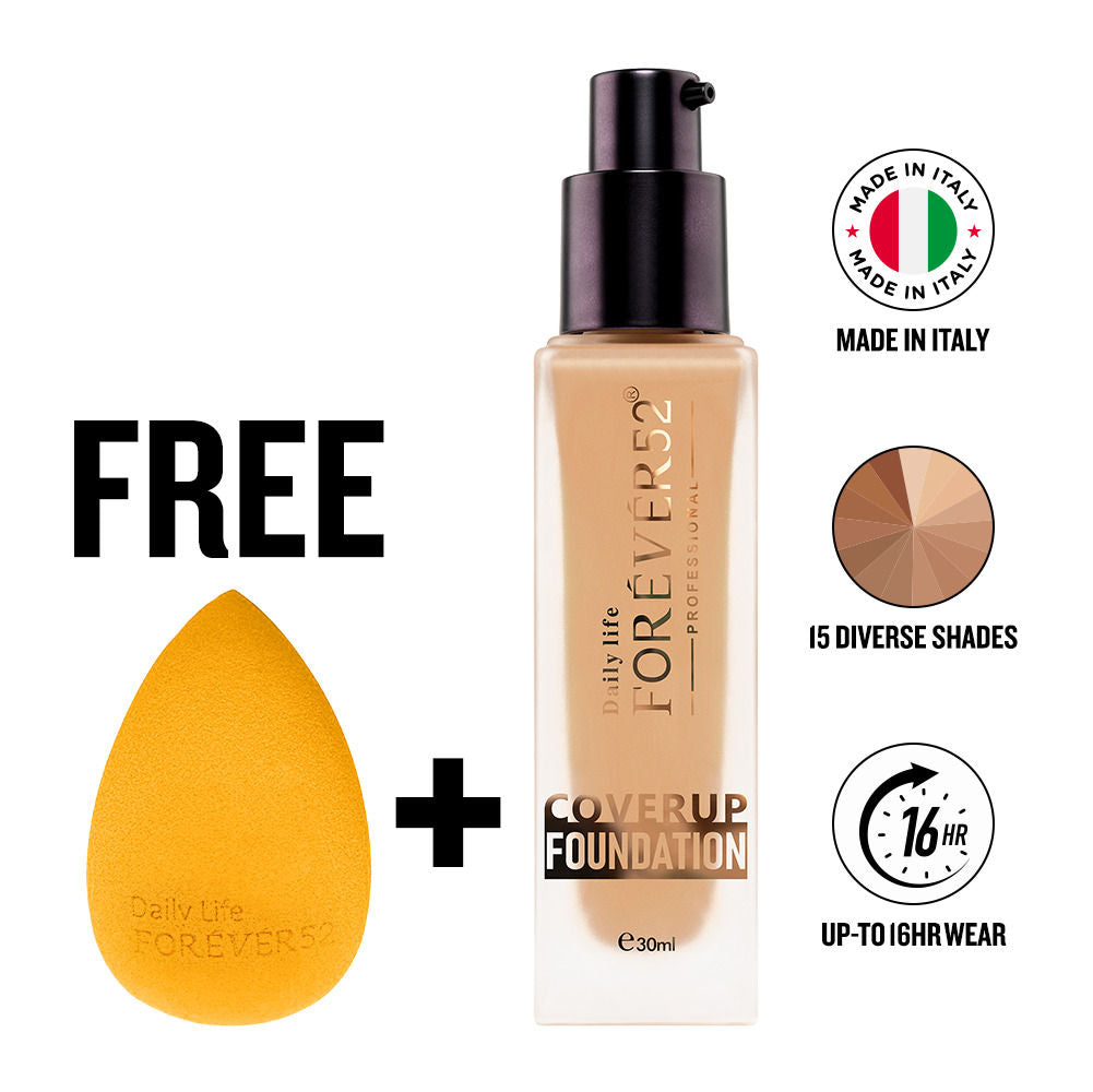Coverup Foundation with Free Sponge - Fcu30.2