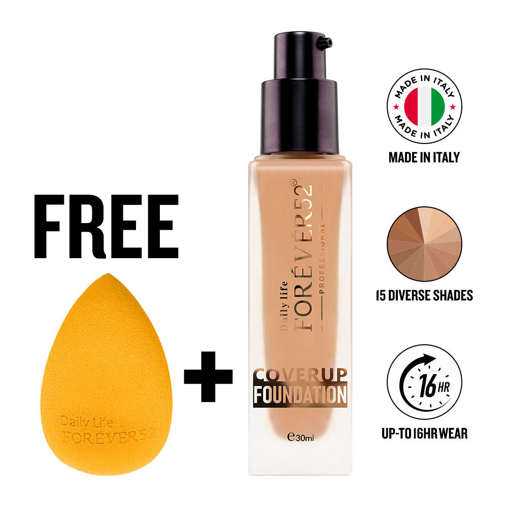 Coverup Foundation with Free Sponge - Fcu30.4