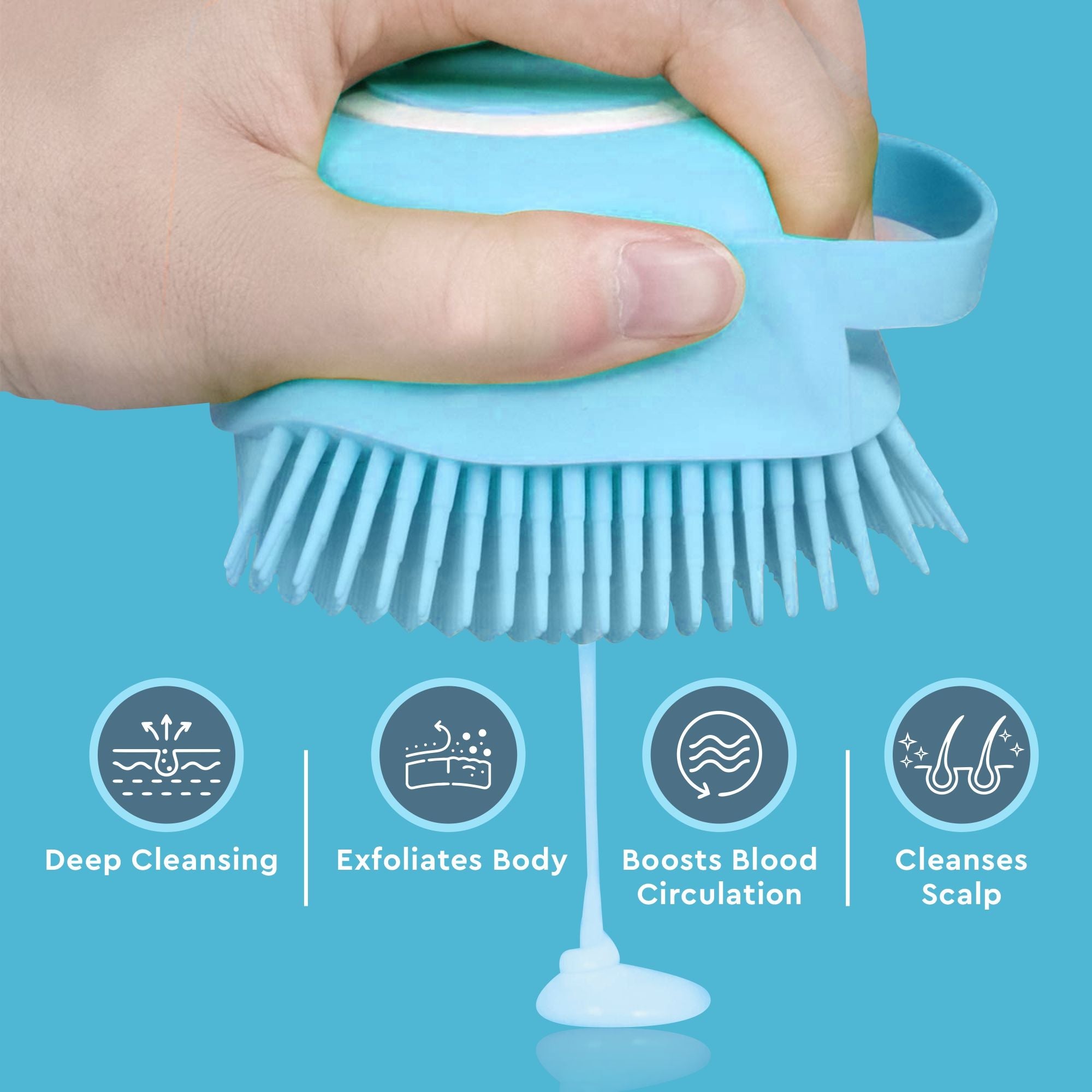 Silicone Exfoliating Bath Brush
